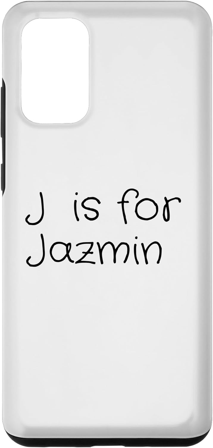 Galaxy S20+ Personalized J is for Jazmin Name Student Kindergarten Girl Case