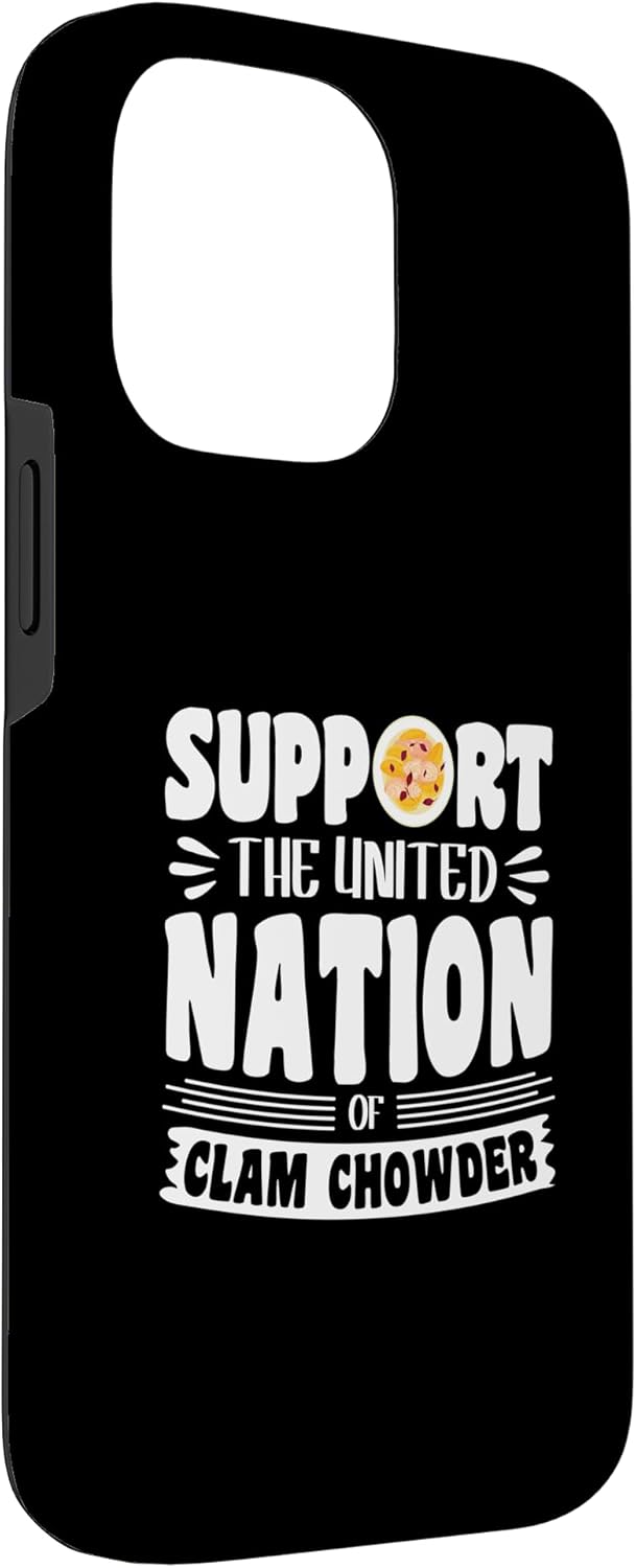 iPhone 14 Pro Max Support the united nation of Clam Chowder Case