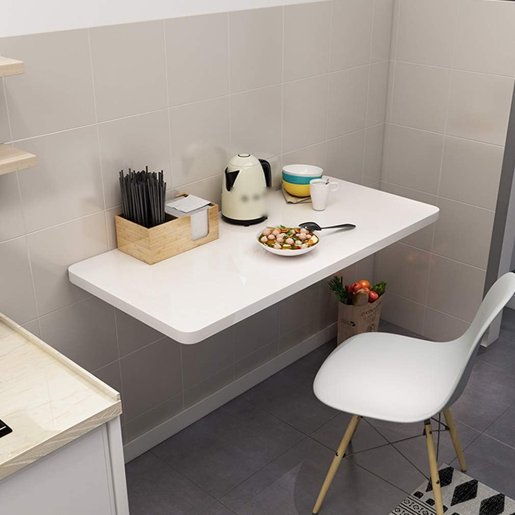 Mesa de pared plegable consola de cocina mesa de comedor, mesas de barra multifunción, escritorio de computadora flotante, mesa de aprendizaje de