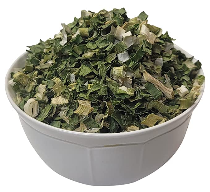 Copos de verduras secas 1 libra + cebolla verde picada seca y lavada, 4 onzas