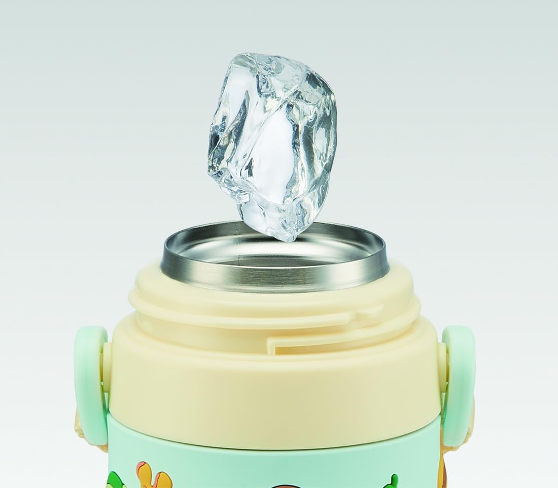 Skater SDPV5 – Botella de agua 3D de acero inoxidable para niños, 3D, niños, 16.2 onzas líquidas (16.2fl oz), My Neighbor Totoro, Ghibli