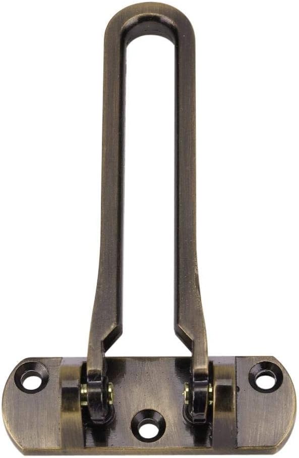 Multi Color Aleación de Zinc Seguridad Ventana Puerta Guardia Restrictor Cerradura Cerradura Cerradura Cadena de Seguridad (Bronce)