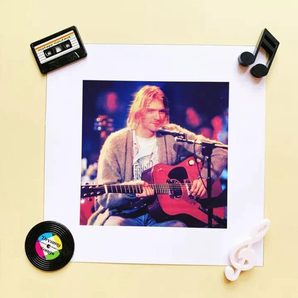 Juego de 4 imanes decorativos para nevera, disco de casete retro, disco de nevera, regalos de recuerdo, decoración de calcomanías magnéticas para
