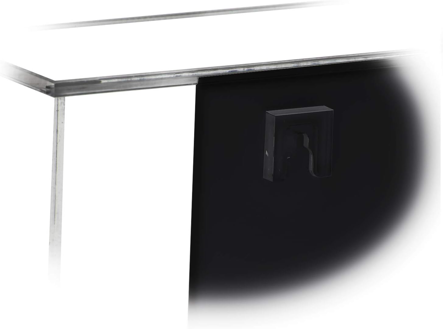 Better Display Cases Vitrina de acrílico versátil con soporte de pared horizontal trasero negro 5.5 “x 5.5” x 9.5 pulgadas (A016-BB-HWM)