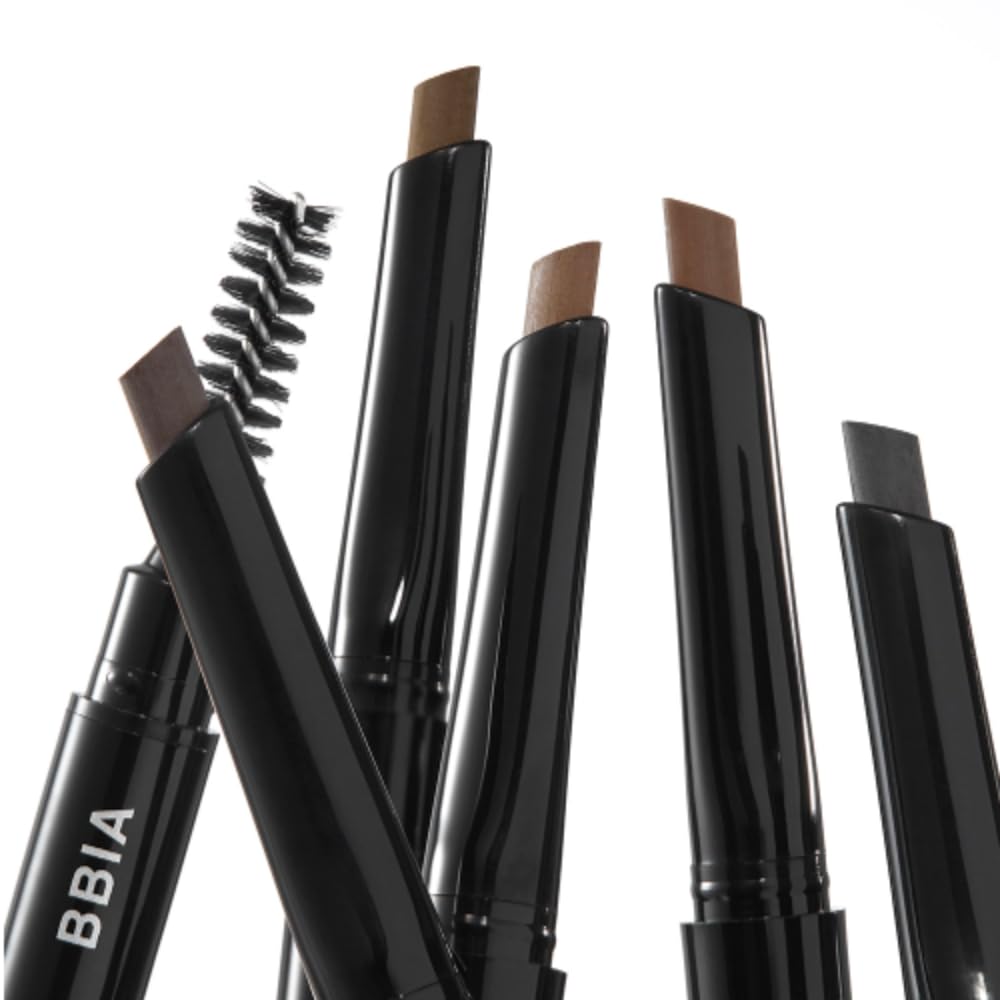 BBIA Last Auto Lápiz de cejas 5 colores  Lápiz definidor de cejas sin sebo, impermeable y a prueba de sudor, cepillo de cejas de doble cara, da