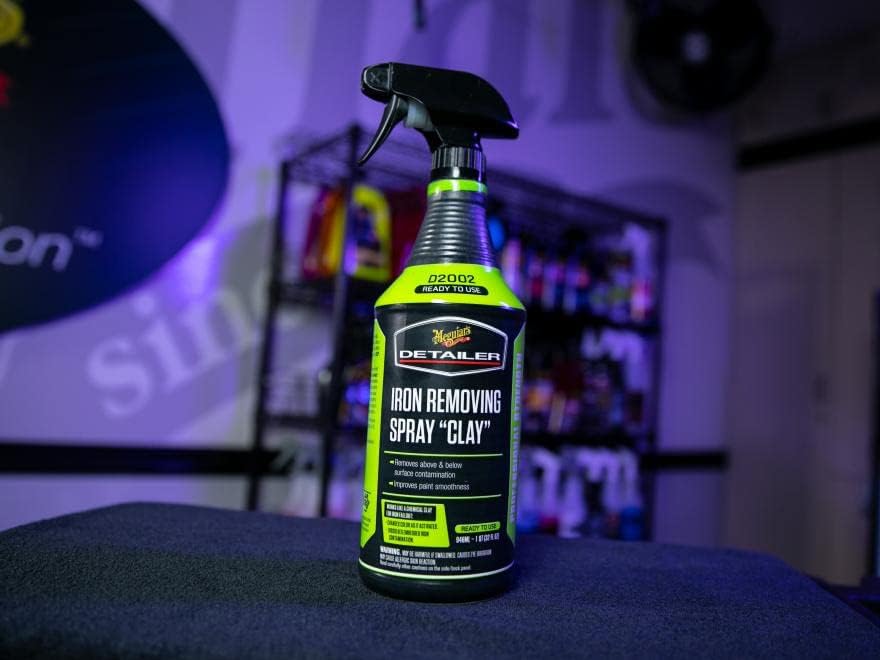 Meguiars DRTU200232 – Arcilla en aerosol para eliminar hierro 32 onzas