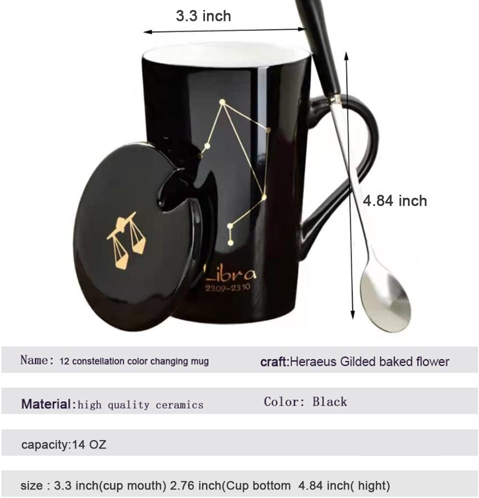 Tazas de constelación de café con foto personalizada, tazas sensibles al calor que cambian de color, tazas personalizadas, regalos personalizados