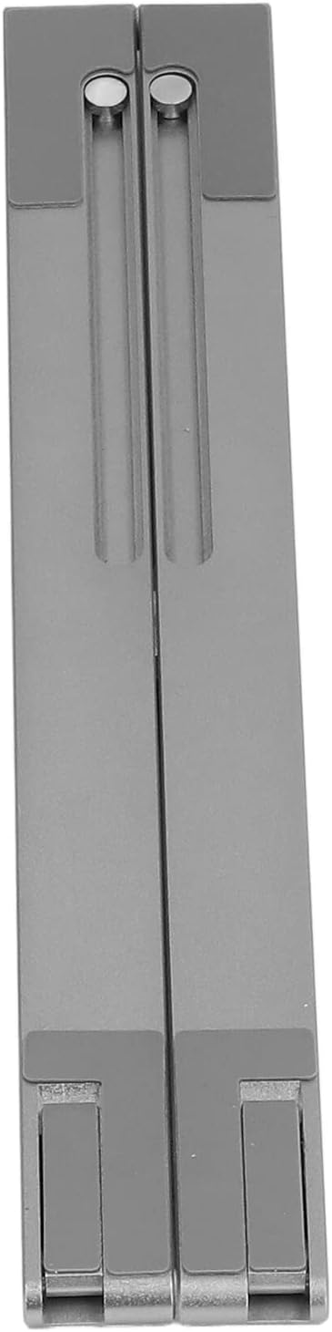 Soporte plegable y ajustable para laptop, monitor portátil, soporte de computadora de escritorio portátil para tableta de 10 a 17 pulgadas, gris