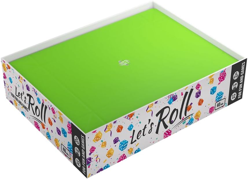 Bandeja magnética para dados – Toma el control de tu rollo! Bandeja de dados compacta y versátil para juegos de mesa y juegos de mesa, forma