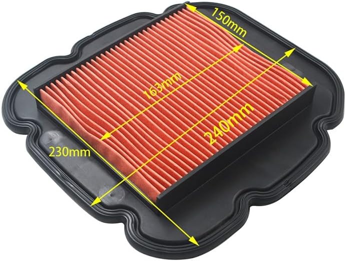 1 unid piezas de motocicleta filtro de aire limpiador para Suzuki DL650 DL 650 V-Strom DL1000 DL 1000 2002-2015 KLV1000 KLV 1000 2004-2006