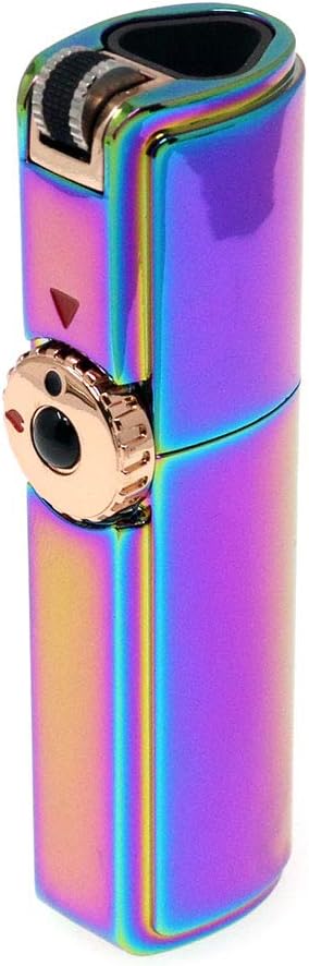 Scorch Torch Skyline – Encendedor de cigarrillos con triple chorro de llama con herramienta cortadora de puros (arco iris)
