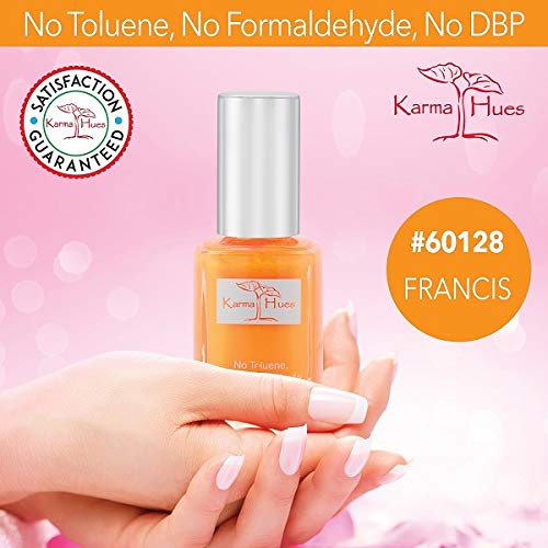 karma organic Esmalte de uñas natural no tóxico, pintura de uñas vegana y libre de crueldad para arte de uñas, esmalte de uñas de secado rápido para
