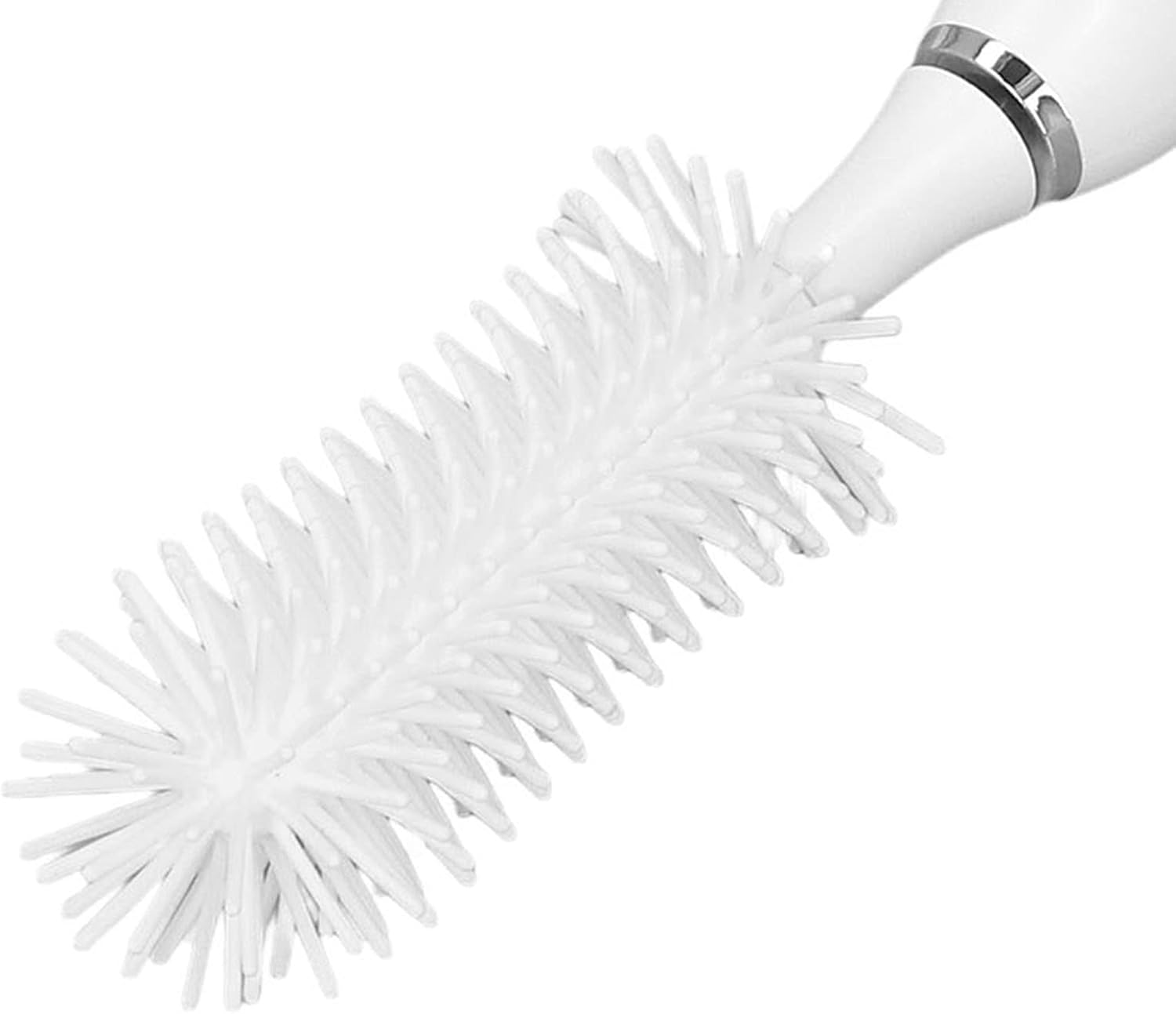 Cepillo eléctrico para biberón, juego de limpiador de botellas impermeable con 2 cabezales de cepillo USB recargable de silicona para botellas para