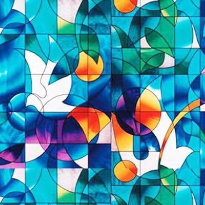 Dove – Lámina decorativa para ventana, 36 pulgadas de ancho x 28 pulgadas de largo