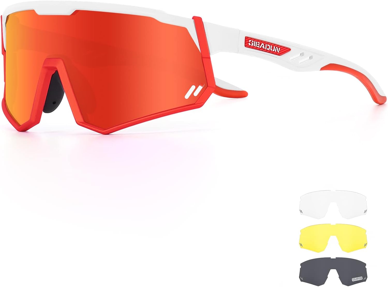 Gafas de sol polarizadas para ciclismo, deportes, 4 lentes, para correr, para béisbol, voleibol, béisbol, conducción, pesca