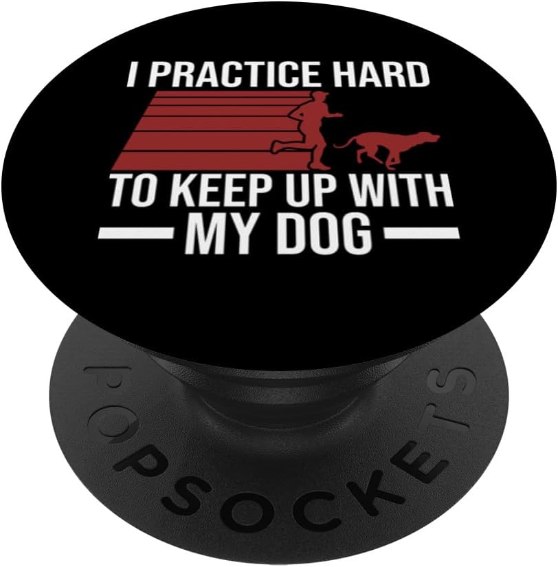 Dog Agility Design For Dog Owner And Dog Trainer PopSockets Standard PopGrip