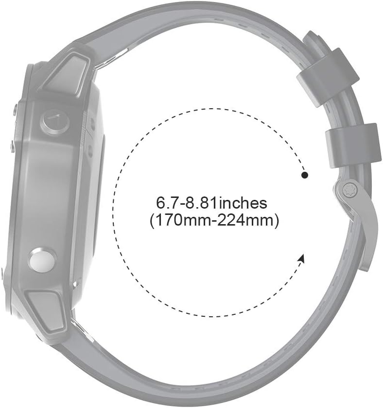 NotoCity Compatible con la correa de reloj Fenix 6 Pro para Fenix 6Fenix 6 ProFenix 5Fenix 5 PlusForerunner 935Forerunner 945Approach S60Quatix 5