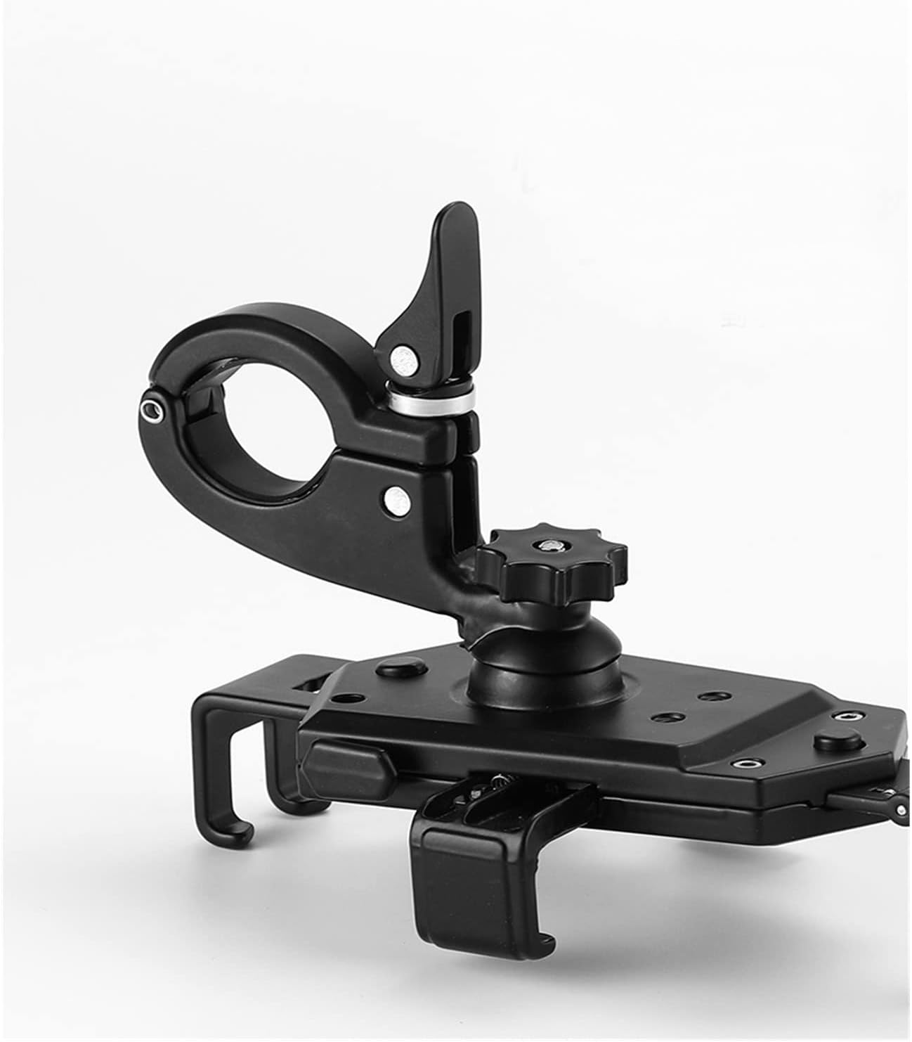Soporte universal para manubrio de motocicleta de aleación de aluminio, espejo retrovisor universal, soporte para teléfono de bicicleta, soporte