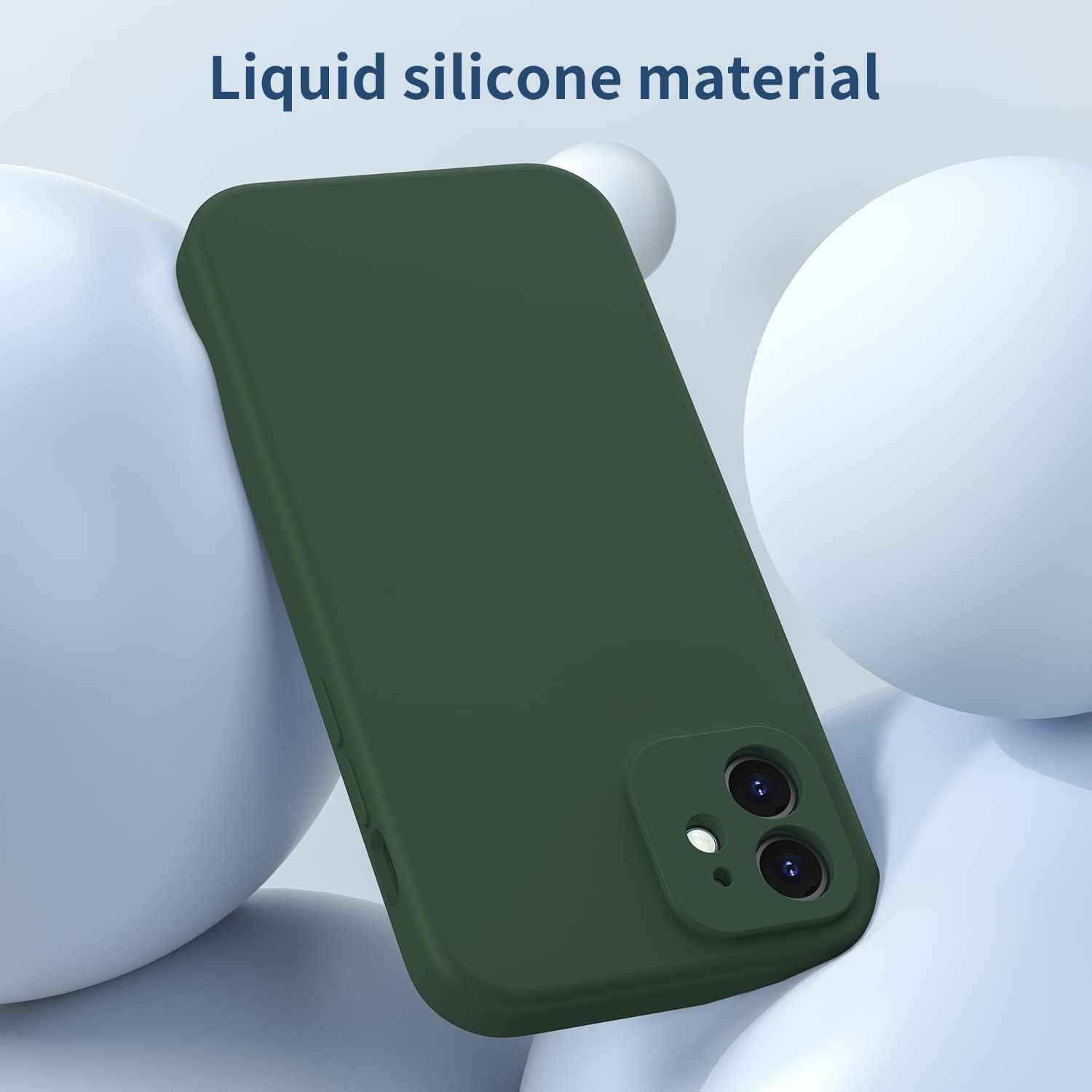 FUNMIKO Funda diseñada para iPhone 12 con protector de pantalla, protección completa con cubierta mejorada para el lente de la cámara, funda
