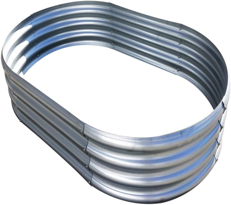 Jardineras de acero galvanizadas para jardín de flores y hierbas