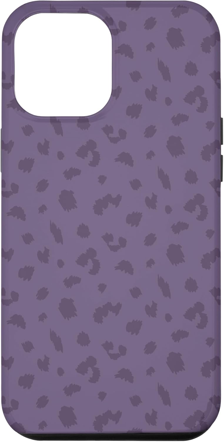 Funda transparente para iPhone 14 Pro Max con estampado de leopardo, guepardo y animal