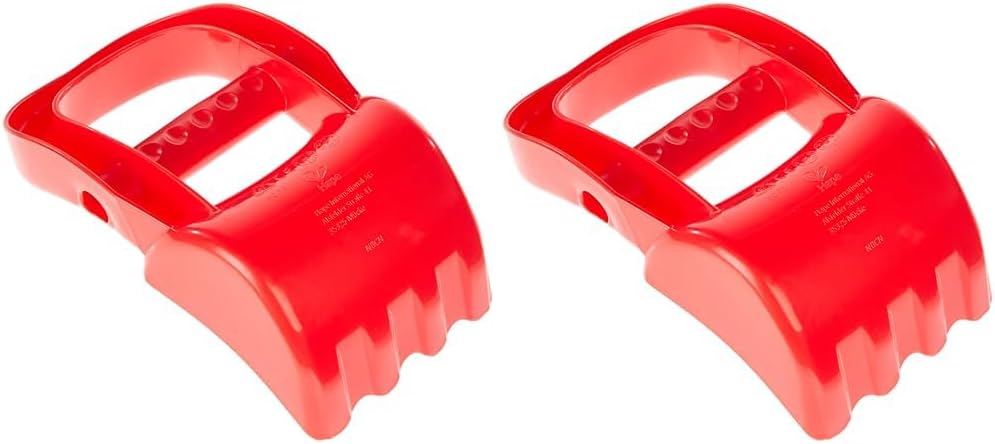 Hape Excavadora de mano de juguetes de arena de playa en rojo  Caja de arena de jardín y playa, juguetes para niños (paquete de 2)