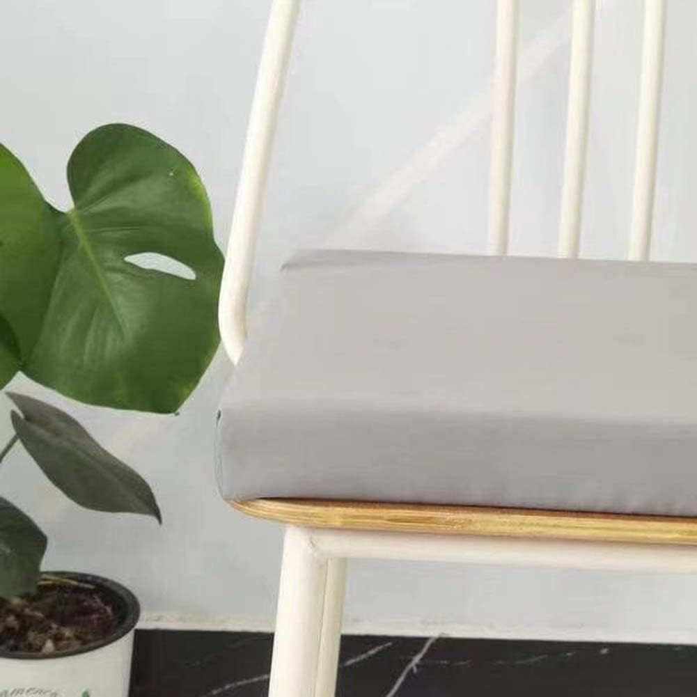 Cojín de banco para jardín al aire libre para todo tipo de clima con lazos, antideslizante, impermeable, cojín suave para asiento de muebles de