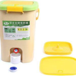 Contenedor de compostaje de interior de 21L, reciclador de alimentos Upthehill y contenedor de compost de cocina, contenedor de compostaje para Contenedor de compostaje de interior de 21L, reciclador de alimentos Upthehill y contenedor de compost de cocina, contenedor de compostaje para