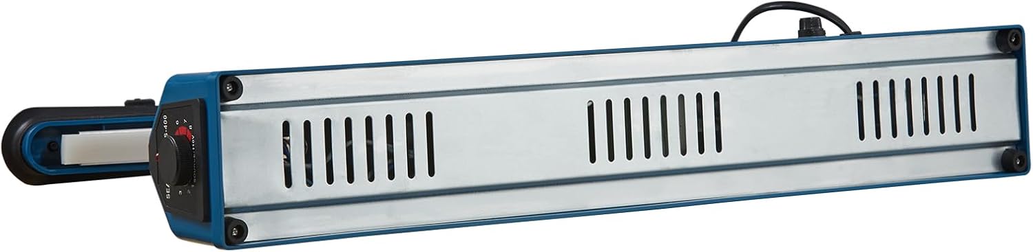 VEVOR Sellador de impulso de 16 pulgadas, máquina de sellado térmico manual con modo de calefacción ajustable, selladores de bolsas retráctiles ABS