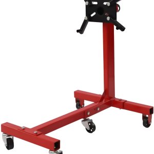 Soporte de motor plegable, soporte de motor giratorio de 1250 libras con cabezal giratorio de 360 grados, 5 ruedas y 4 brazos ajustables, para Soporte de motor plegable, soporte de motor giratorio de 1250 libras con cabezal giratorio de 360 grados, 5 ruedas y 4 brazos ajustables, para