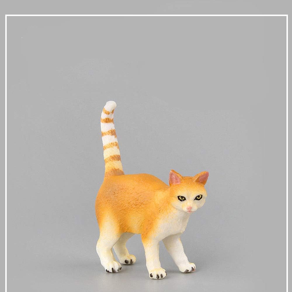 5 piezas de lindo gato en miniatura de hadas, jardín, terrario, decoración de plantas, bonsái, manualidades, 5 estilos