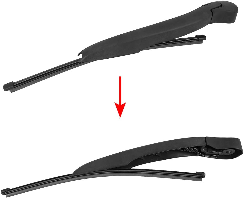 X AUTOHAUX Rear Windshield Wiper Blade Arm Set 305mm 12 Inch for BMW 3 Series F31 2011 2012 2013 2014 2015 2016 2017 2018 2019