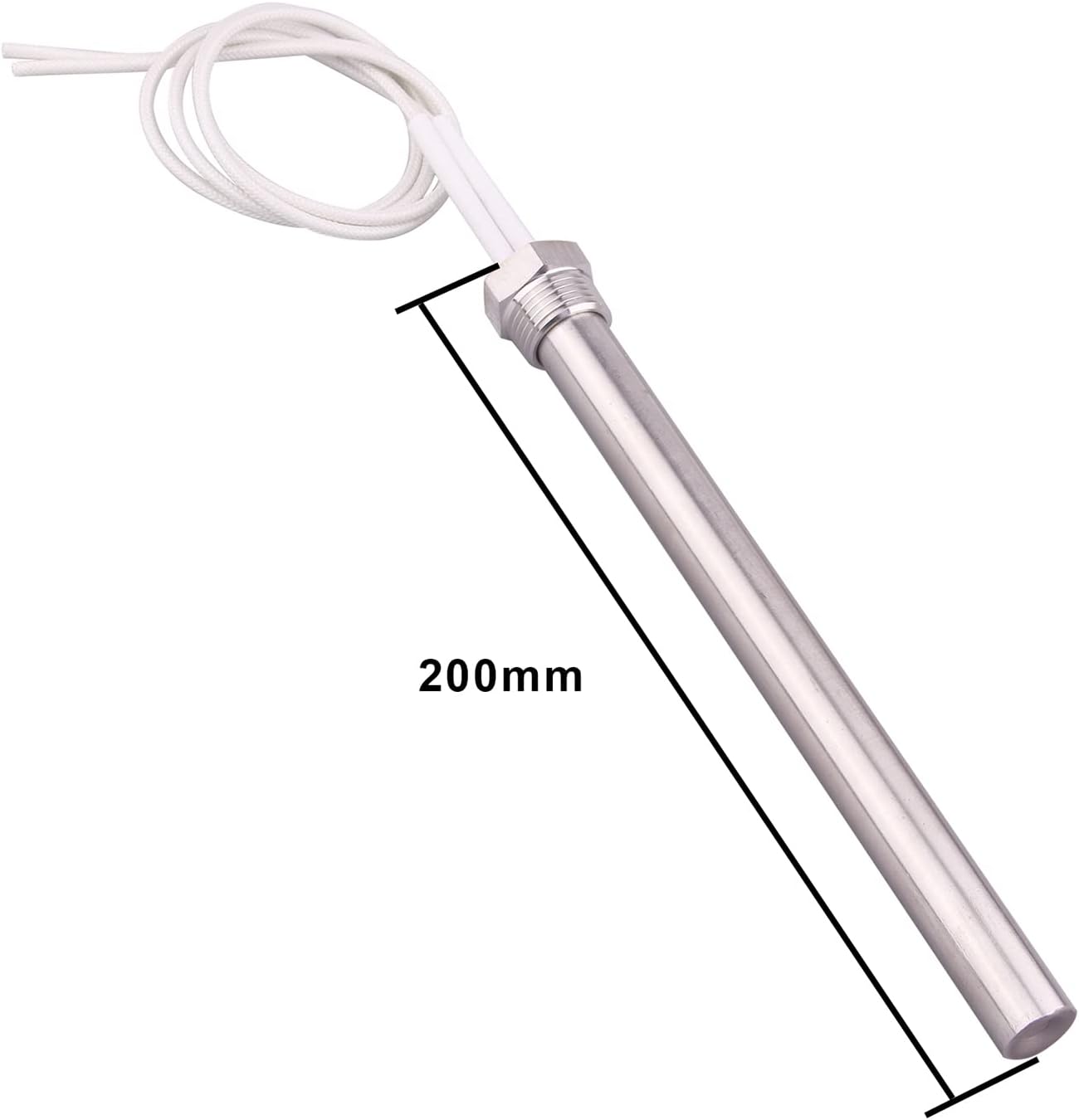 DERNORD Reemplazo caliente del elemento de calefacción de Rod del calentador 120V 1000W del cartucho de inmersión rosca 12 pulgada