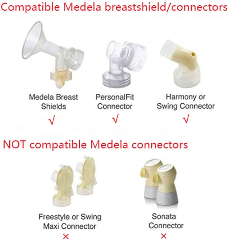 Adaptador de reflujo para bomba Spectra S1, Spectra S2, Spectra 9 Plus para usar con piezas de protección mamaria Medela se conecta entre la brida