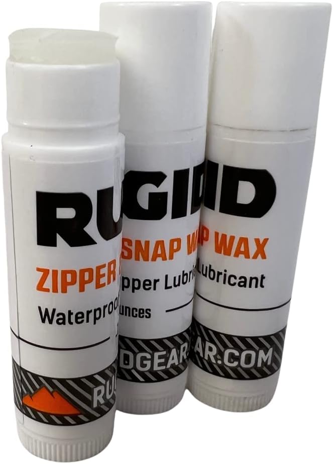 Lubricante con cremallera, paquete de 3 barras de cera para cremalleras impermeables en enfriadores, bolsas, trajes de neopreno, equipo de buceo,