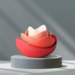 Lotus – Juego de 5 cuencos de cerámica decorativos para decoración del hogar, ensaladeras, cuencos de frutas, juegos de cuencos como regalo, cuencos Lotus – Juego de 5 cuencos de cerámica decorativos para decoración del hogar, ensaladeras, cuencos de frutas, juegos de cuencos como regalo, cuencos