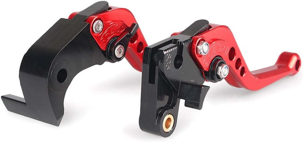 motocicleta corto freno Palanca de embrague para KAWASAKI VERSYS 1000 2015  2016 VulcanS 650 cc 2015  2016 Versys (650CC) 2015  2016, Rojo