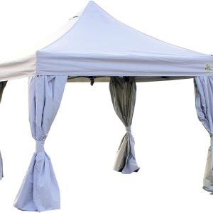UNDERCOVER Tienda de campaña comercial X3 de 10 x 10  Tienda de campaña desplegable con paredes laterales  Tienda de campaña portátil para UNDERCOVER Tienda de campaña comercial X3 de 10 x 10  Tienda de campaña desplegable con paredes laterales  Tienda de campaña portátil para