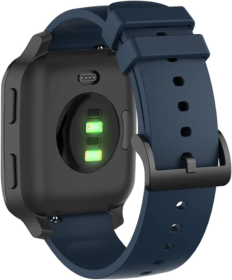TenCloud Paquete de 6 correas de repuesto compatibles con FITVII Smart Watch de 1.57 pulgadas, 0.787 in, correas suaves y lavables, accesorios para
