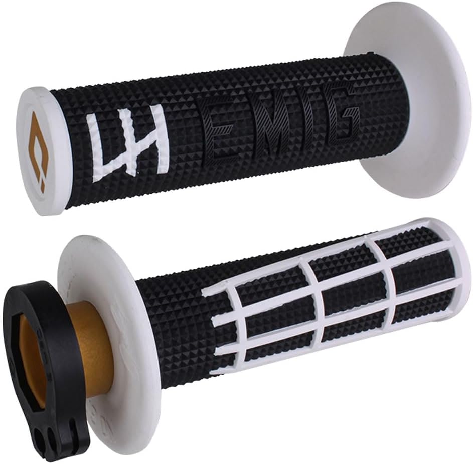 ODI H36E2BW Emig 2.0 – V2 Lock-On Grips BlackWhite