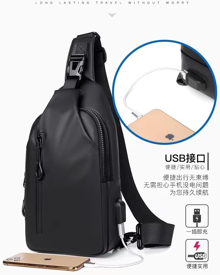 Mochila deportiva de moda Bolso de hombre Simple y generoso Resistente al agua