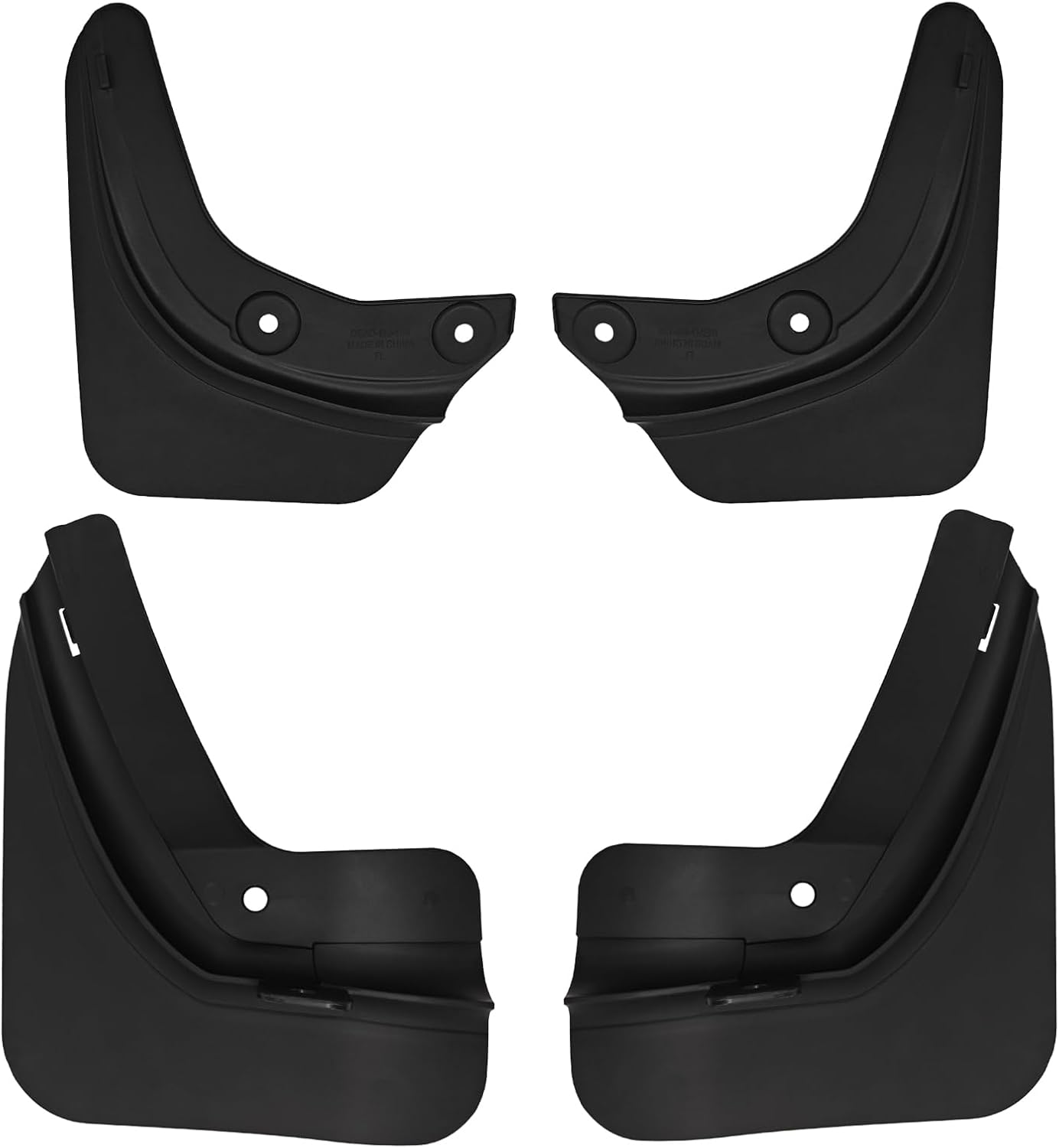 Aletas de barro mejoradas para Tesla Model 3 2017-2023, no requiere perforación, guardabarros mate, material de polipropileno, accesorios Tesla,
