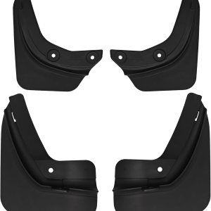 Aletas de barro mejoradas para Tesla Model 3 2017-2023, no requiere perforación, guardabarros mate, material de polipropileno, accesorios Tesla, Aletas de barro mejoradas para Tesla Model 3 2017-2023, no requiere perforación, guardabarros mate, material de polipropileno, accesorios Tesla,