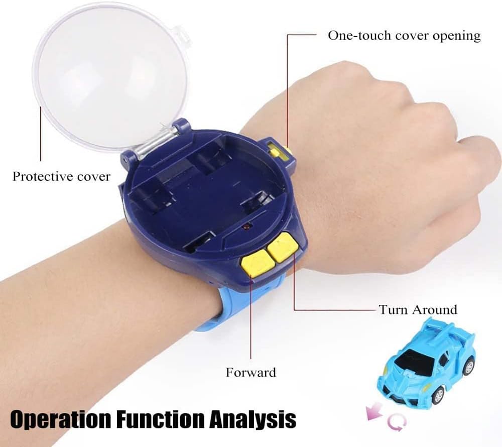 Reloj de césped de nieve actualizado 2023, reloj de hierba de nieve, juguete de automóvil a control remoto, reloj de automóvil con control remoto.