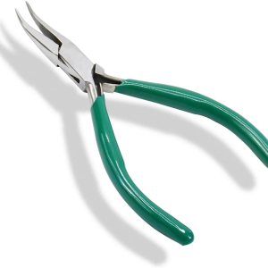 Alicates de nariz doblados cómodos para manualidades y reparación, suministros de fabricación de joyas Alicates de nariz doblados cómodos para manualidades y reparación, suministros de fabricación de joyas