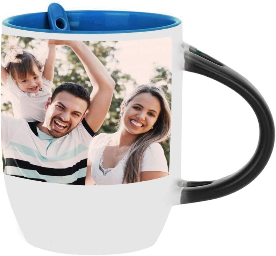 Taza de café personalizada sensible al calor, taza de café mágica personalizada que cambia de color, añade foto, imagen de logotipo en tazas de