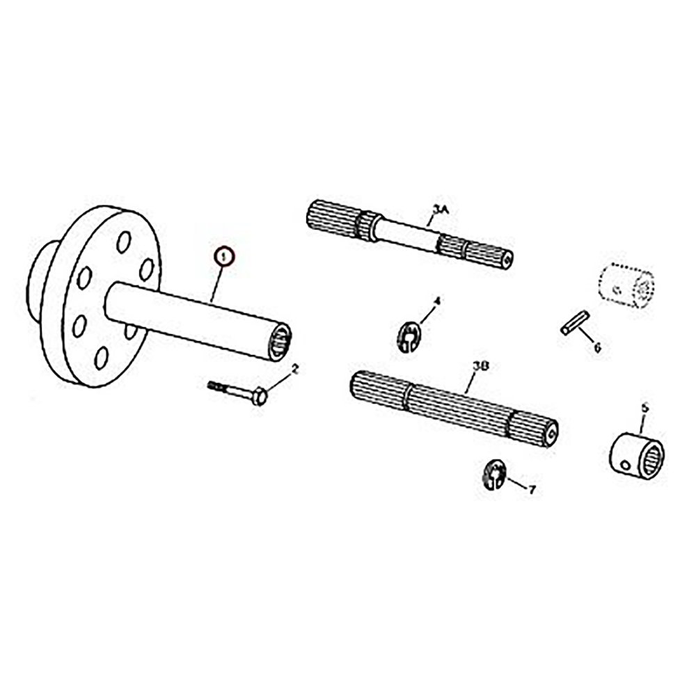 T42183 – Buje de bomba hidráulica para John Deere JD 350B 350C 350D 355D 400G +