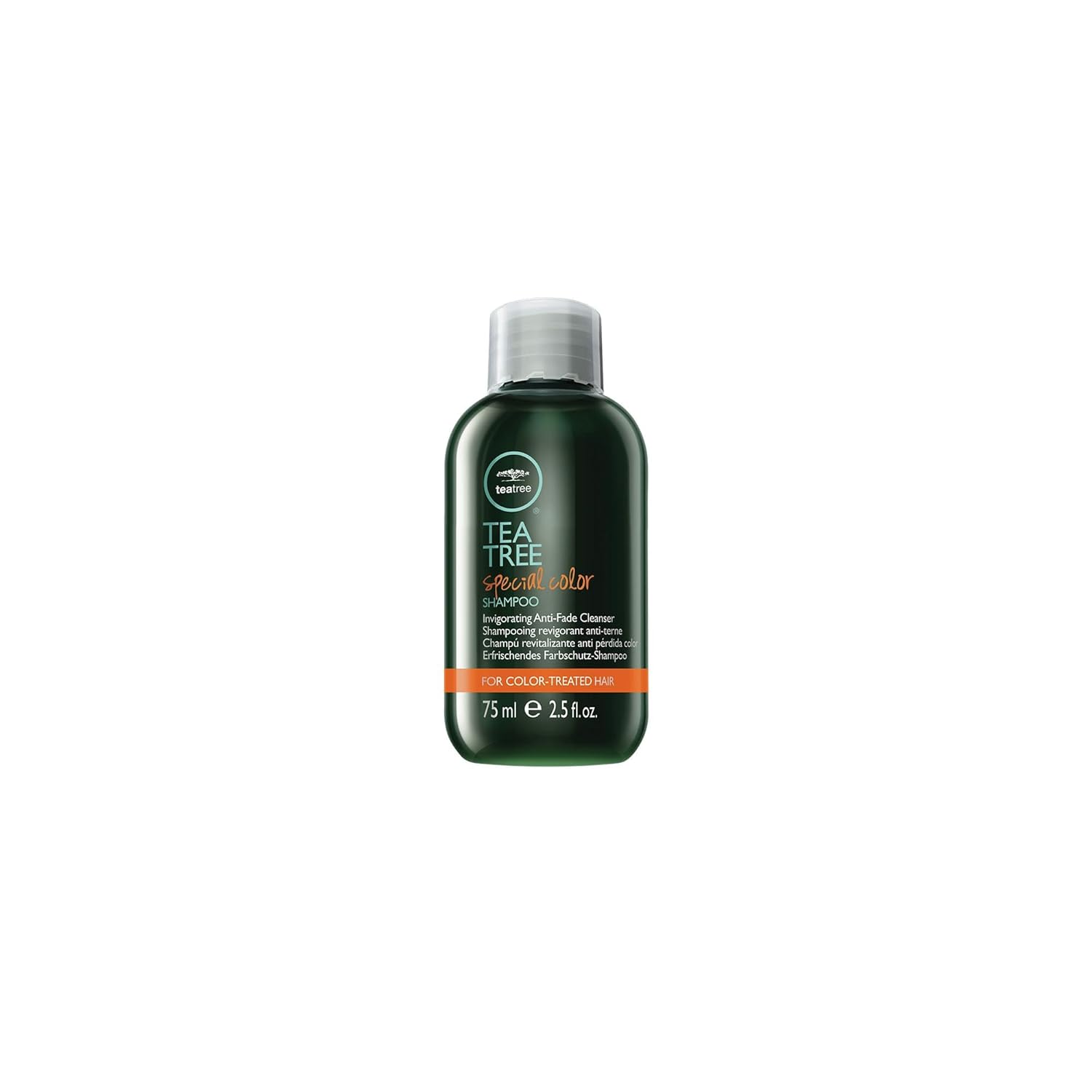 Tea Tree Champú de color especial, limpia suavemente, protege el color del cabello, para cabello teñido