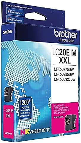 Brother LC20EBK cartucho de tinta de alto rendimiento., magenta, (Magenta ink)