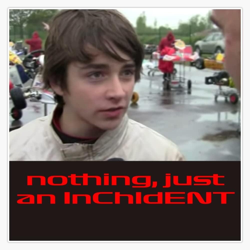 Joven Charles Leclerc – Adhesivo de vinilo para parachoques (5 pulgadas)